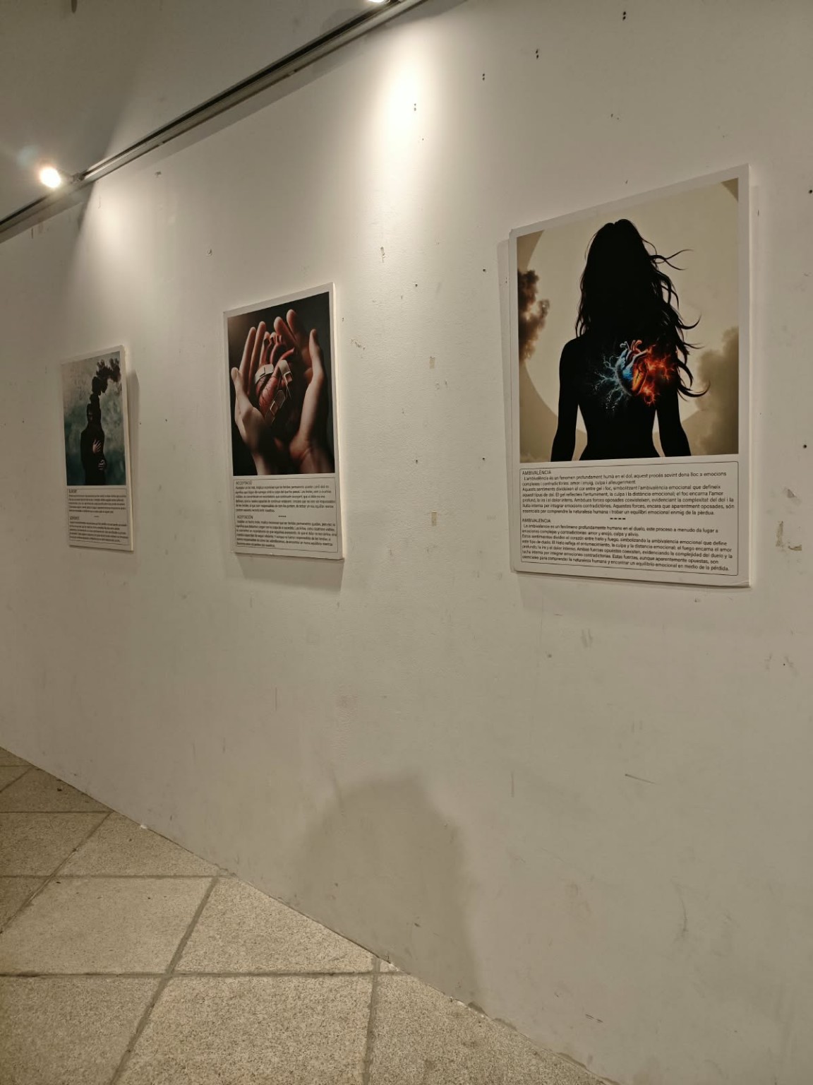 Detall de l’exposició Imatges del Dol a Àvila